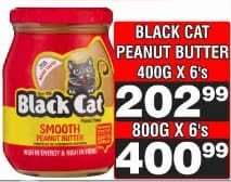 BLACK CAT PEANUT BUTTER 400G X 6's