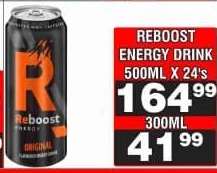 REBOOST ENERGY DRINK 500ML X 24's