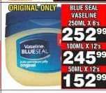 BLUE SEAL VASELINE 250ML X 6