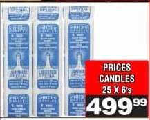 PRICES Candles