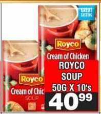 Cream of Chicken ROYCO SOUP 50G X 10's
