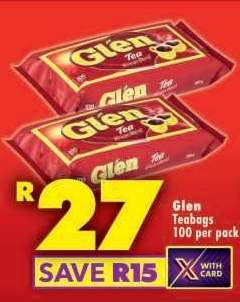 GLEN TEABAGS