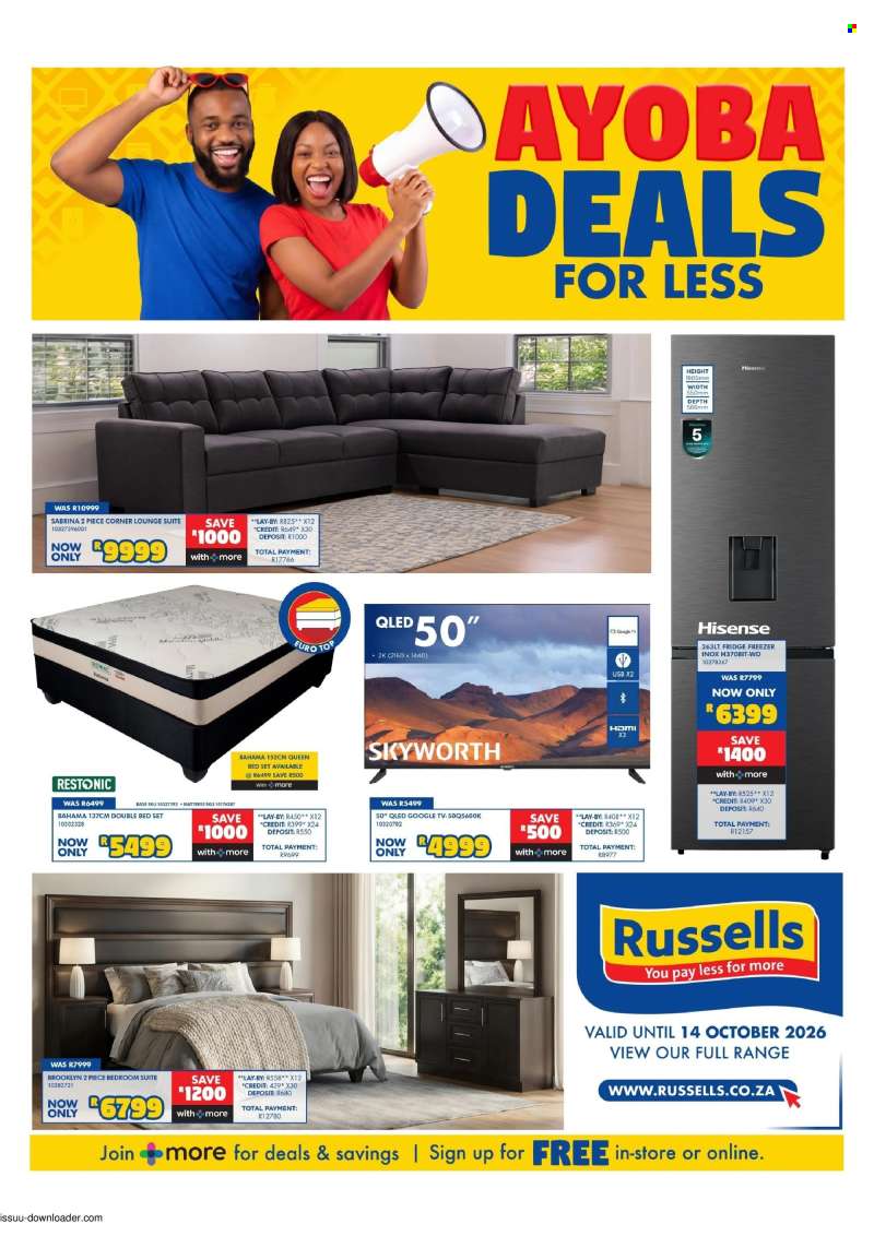 Russells catalogue  - 17/09/2026 - 14/10/2026.