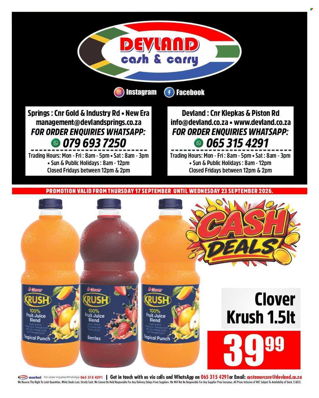 Devland specials - 17/09/2026 - 23/09/2026. Page 8