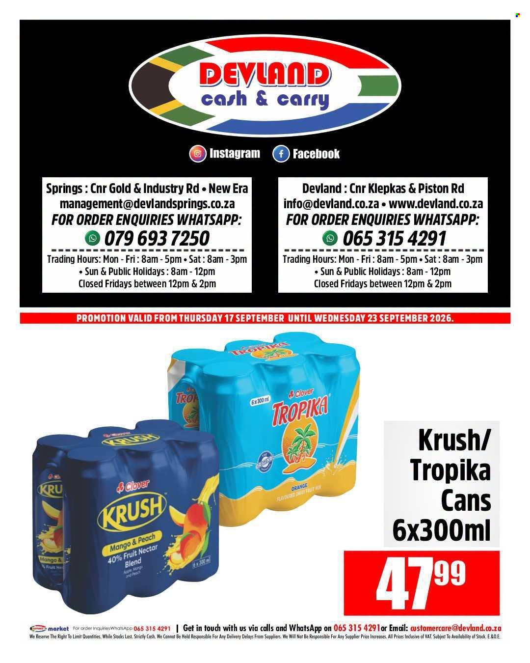 Devland specials - 17/09/2026 - 23/09/2026. Page 9