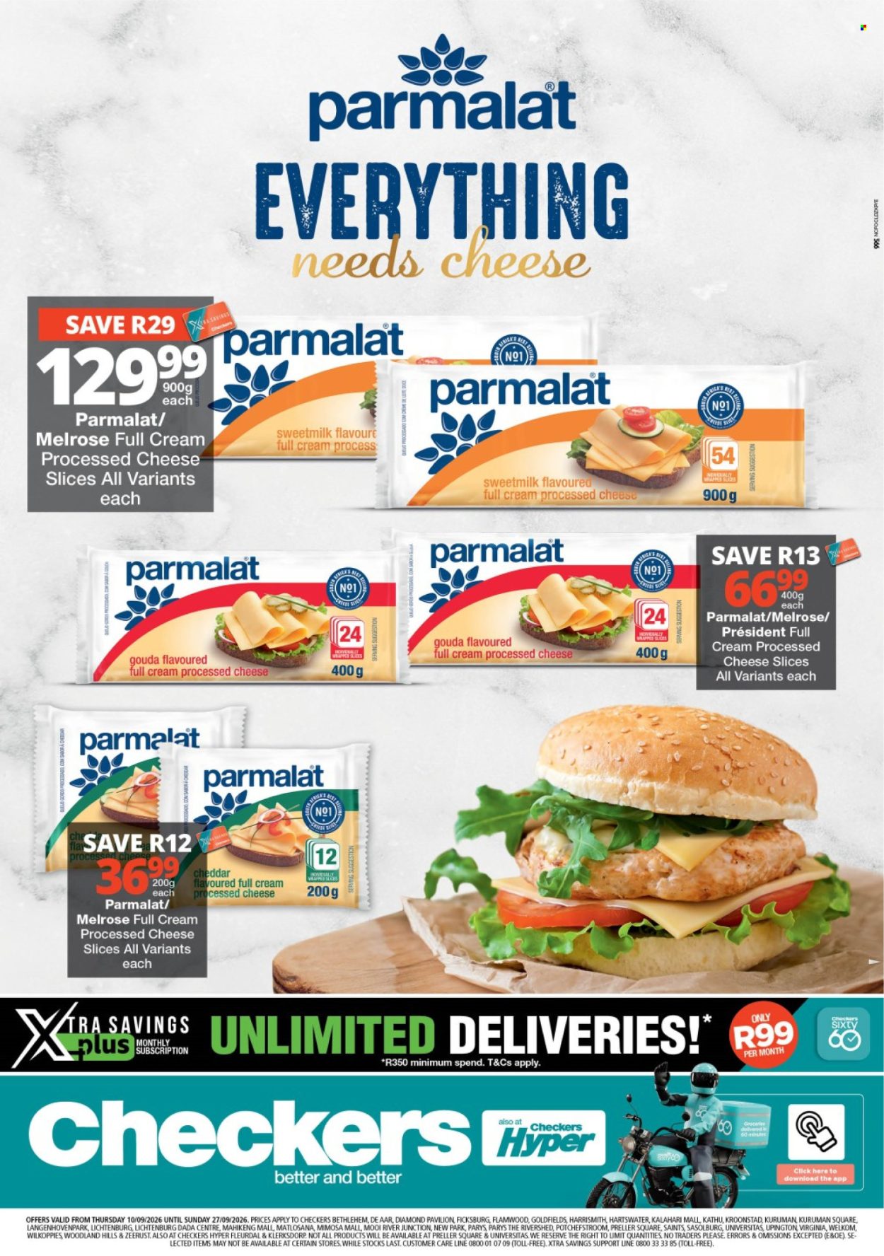 Checkers specials - 10/09/2026 - 27/09/2026. Page 1
