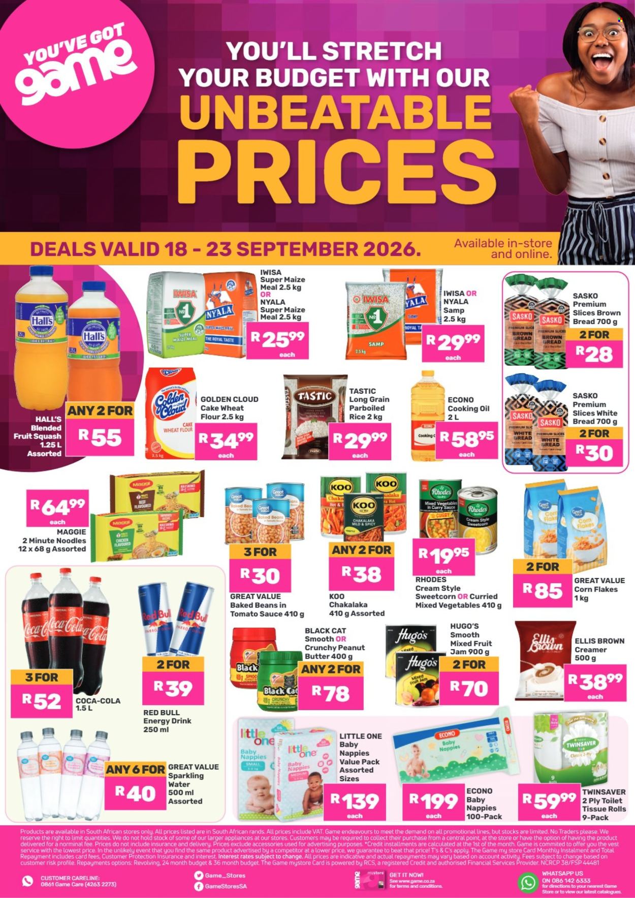 Game specials - 18/09/2026 - 23/09/2026. Page 1