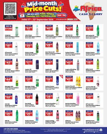 Africa Cash & Carry catalogue  - 17/09/2026 - 23/09/2026.