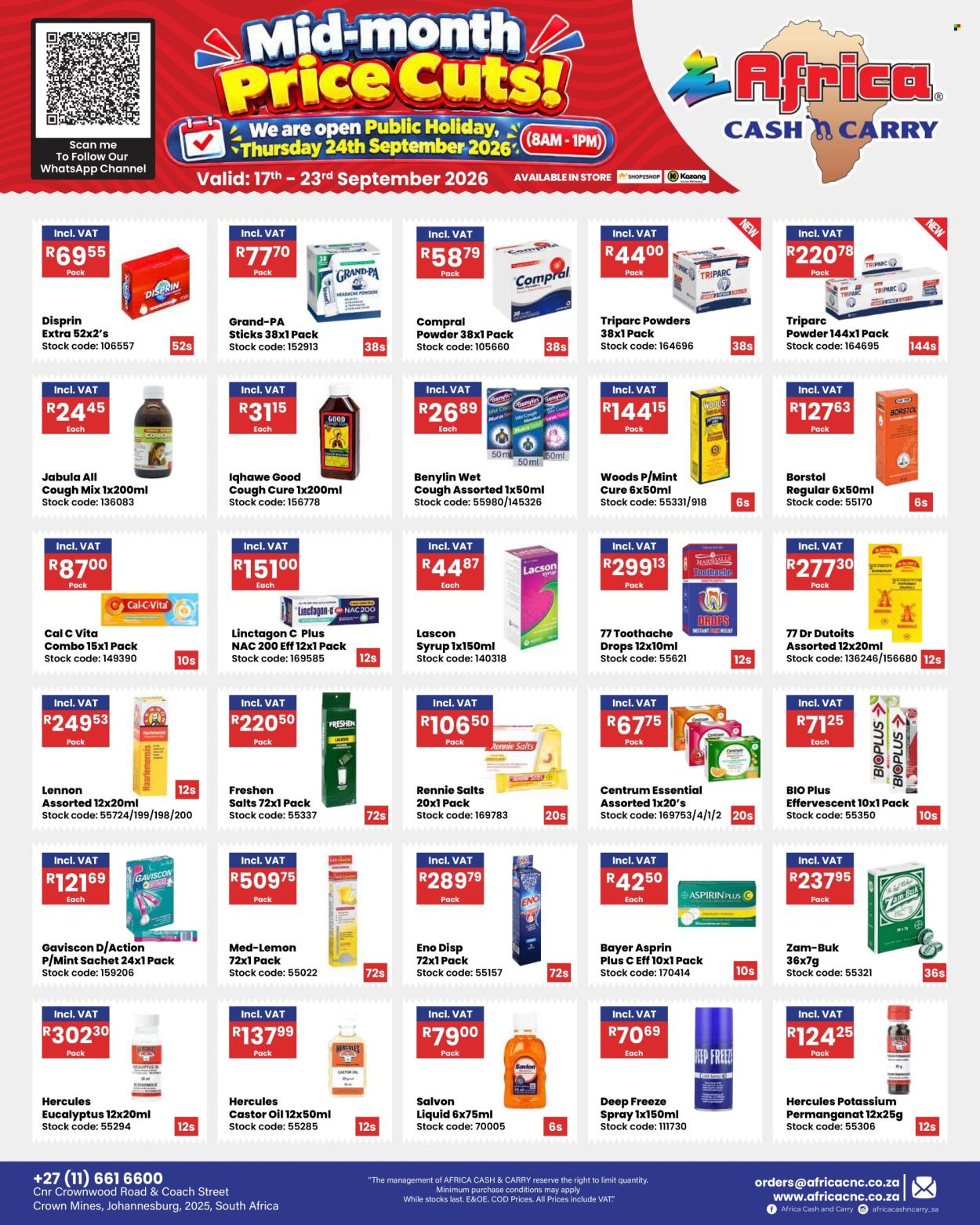 Africa Cash & Carry specials - 17/09/2026 - 23/09/2026. Page 8