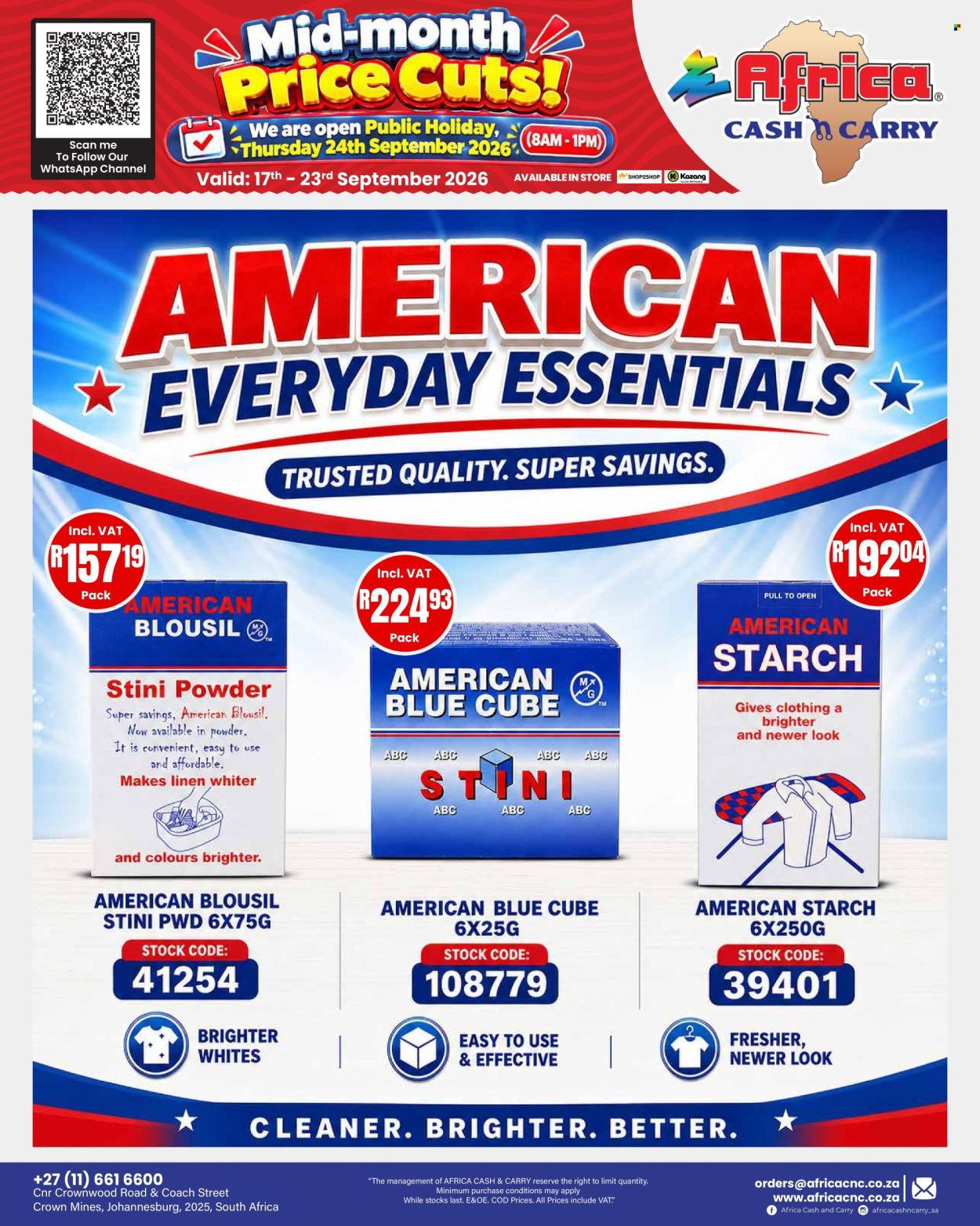 Africa Cash & Carry specials - 17/09/2026 - 23/09/2026. Page 15