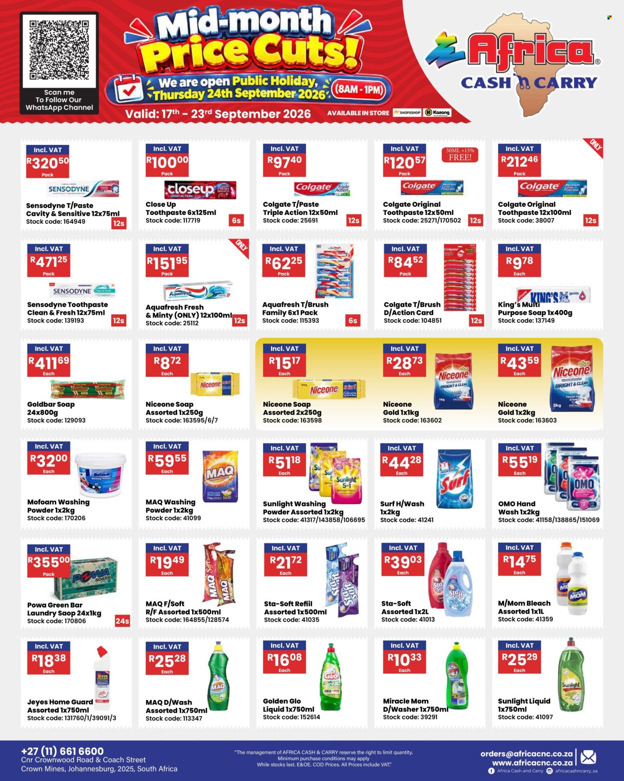 Africa Cash & Carry specials - 17/09/2026 - 23/09/2026. Page 16