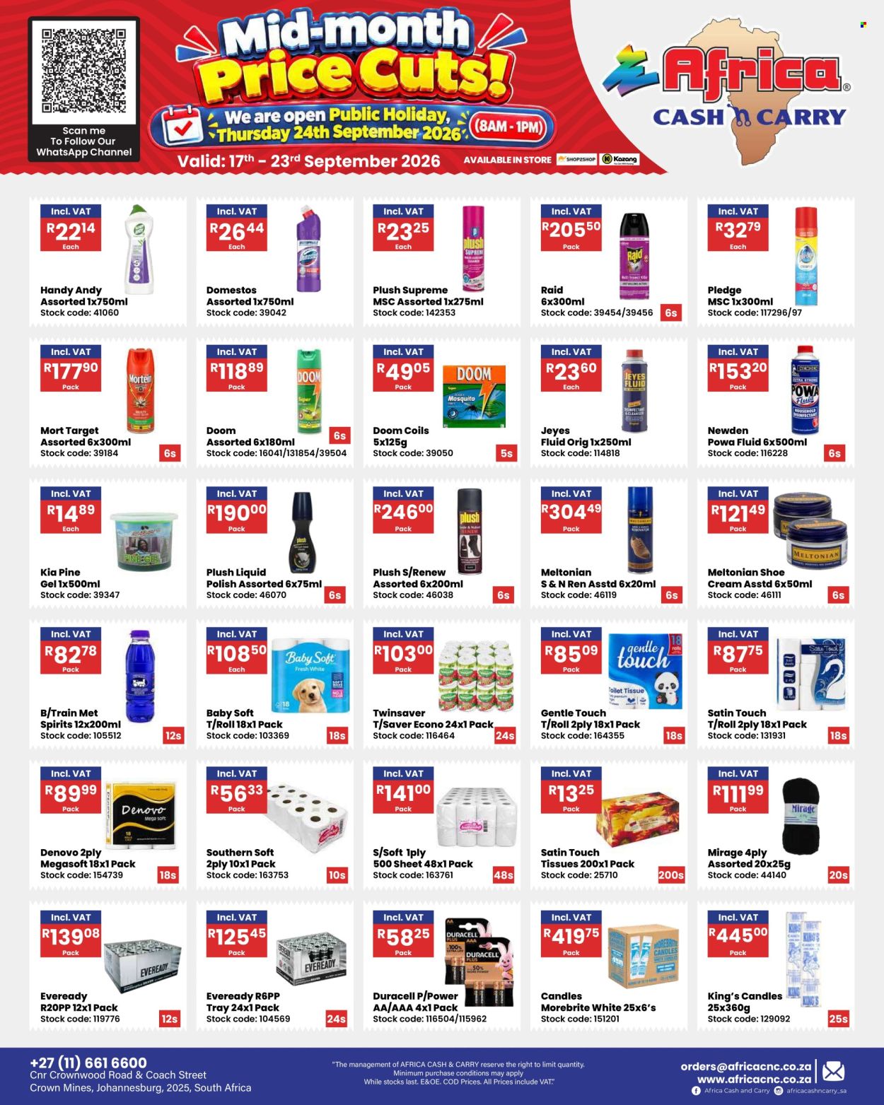 Africa Cash & Carry specials - 17/09/2026 - 23/09/2026. Page 17