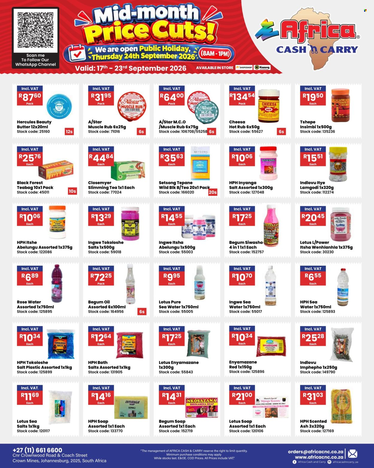 Africa Cash & Carry specials - 17/09/2026 - 23/09/2026. Page 20