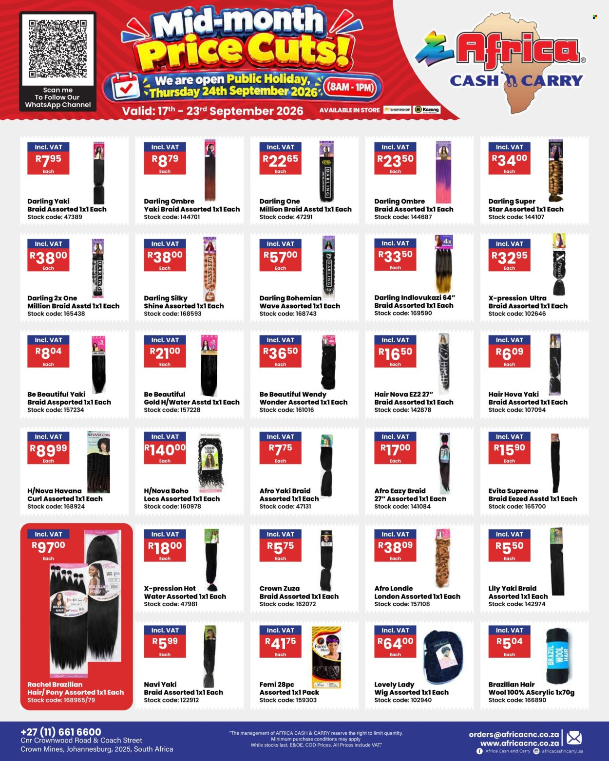 Africa Cash & Carry specials - 17/09/2026 - 23/09/2026. Page 22