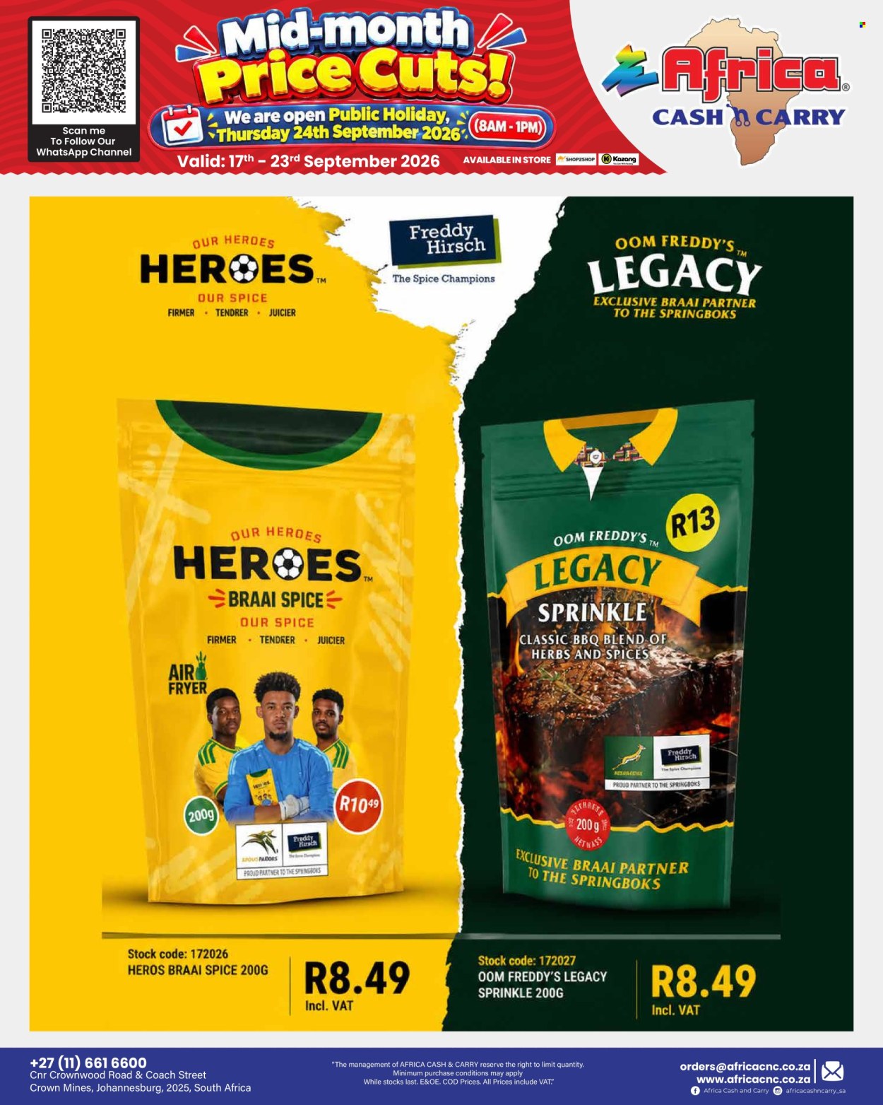 Africa Cash & Carry specials - 17/09/2026 - 23/09/2026. Page 25