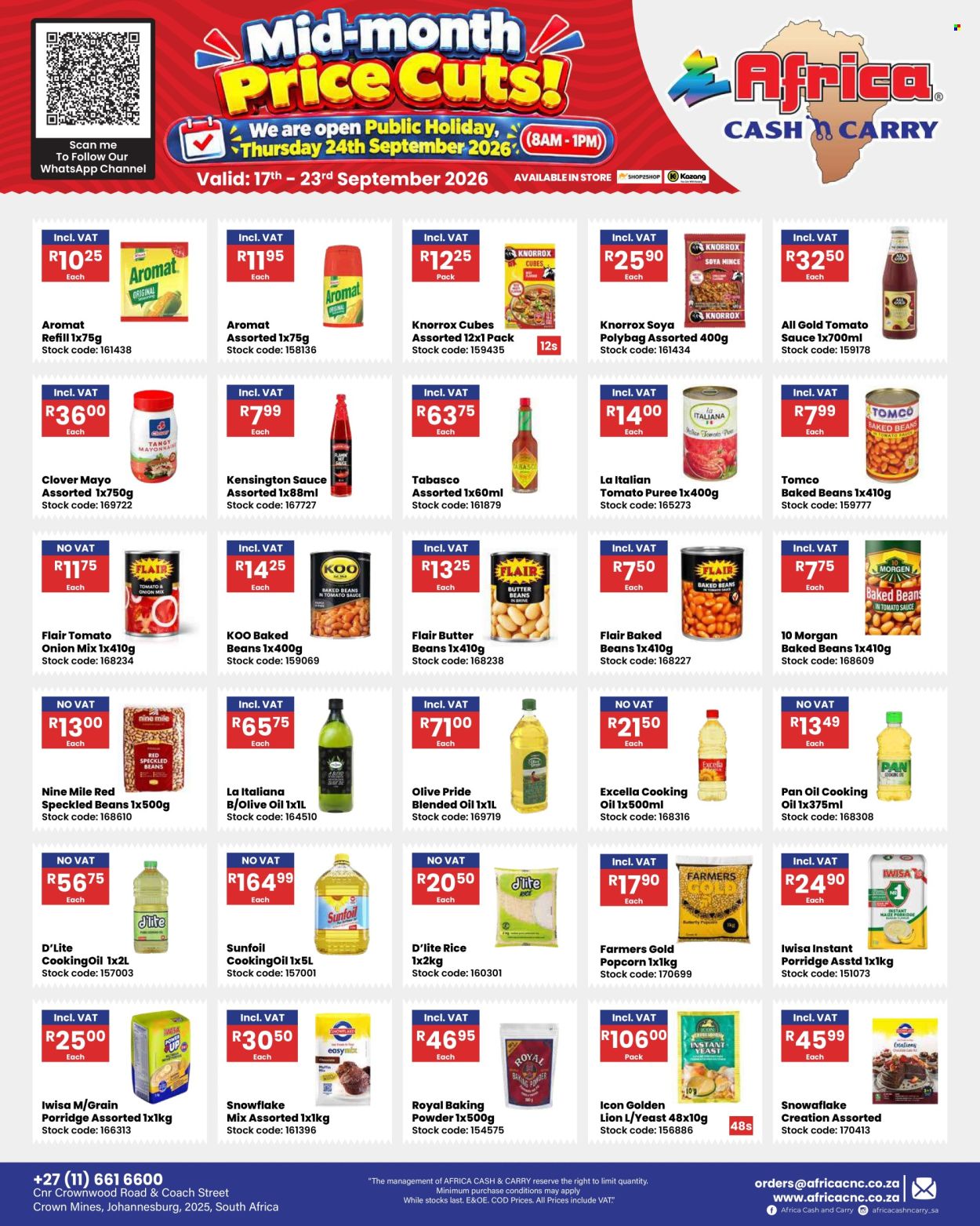 Africa Cash & Carry specials - 17/09/2026 - 23/09/2026. Page 28