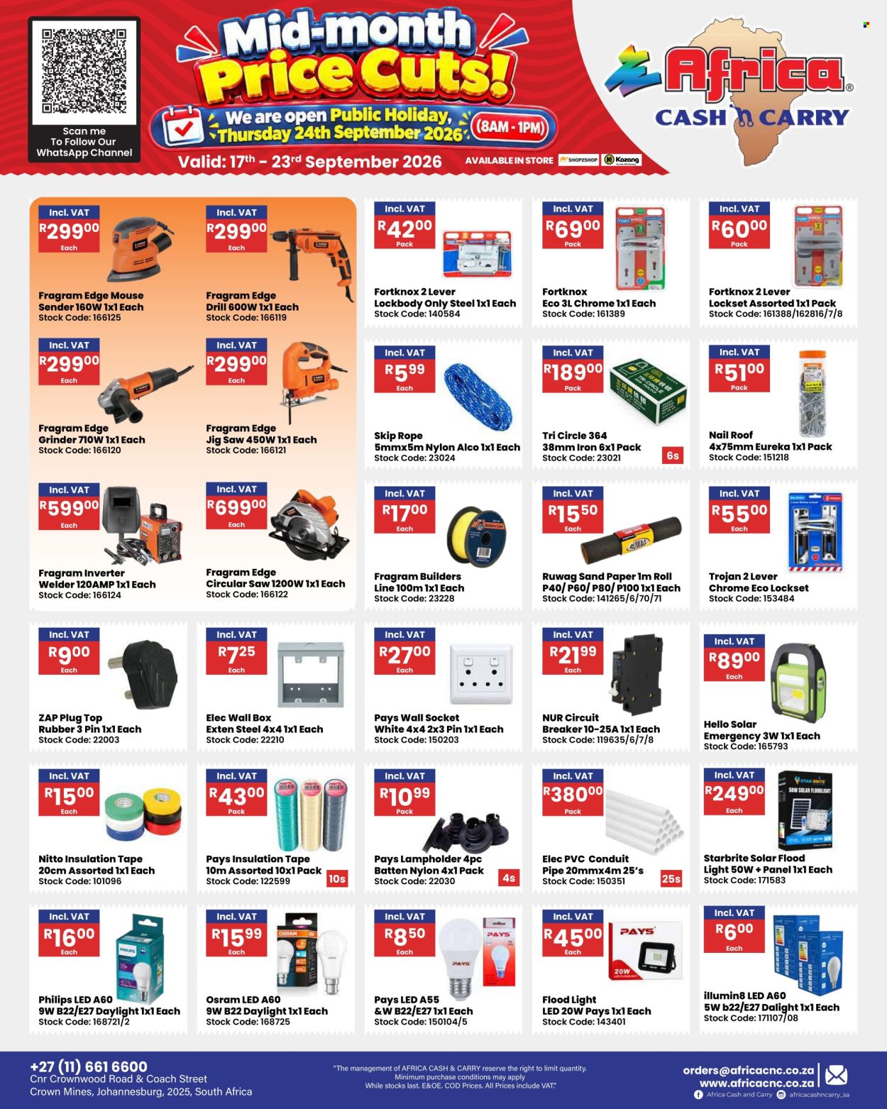 Africa Cash & Carry specials - 17/09/2026 - 23/09/2026. Page 37