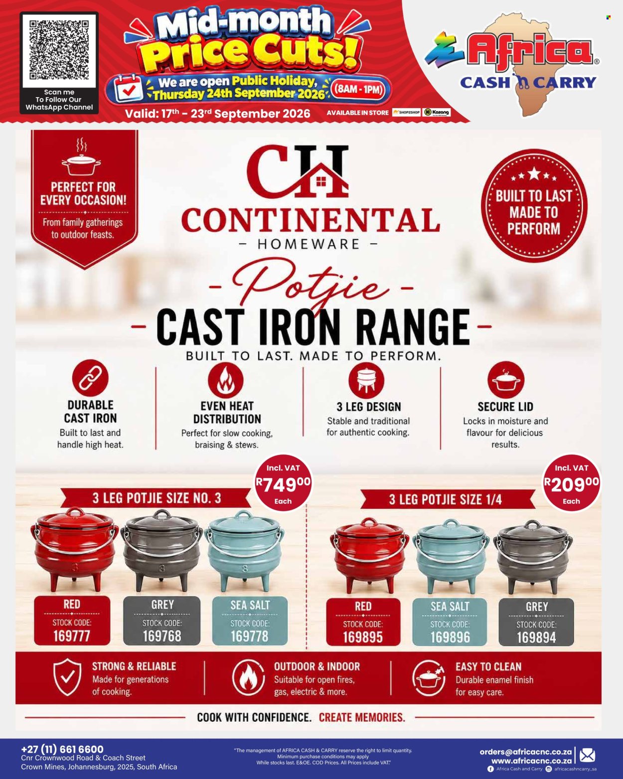 Africa Cash & Carry specials - 17/09/2026 - 23/09/2026. Page 47