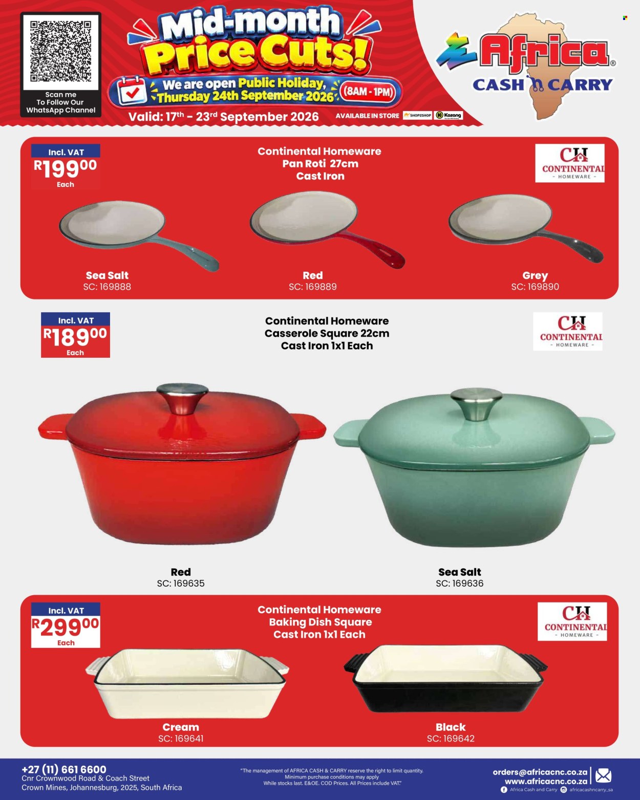 Africa Cash & Carry specials - 17/09/2026 - 23/09/2026. Page 50