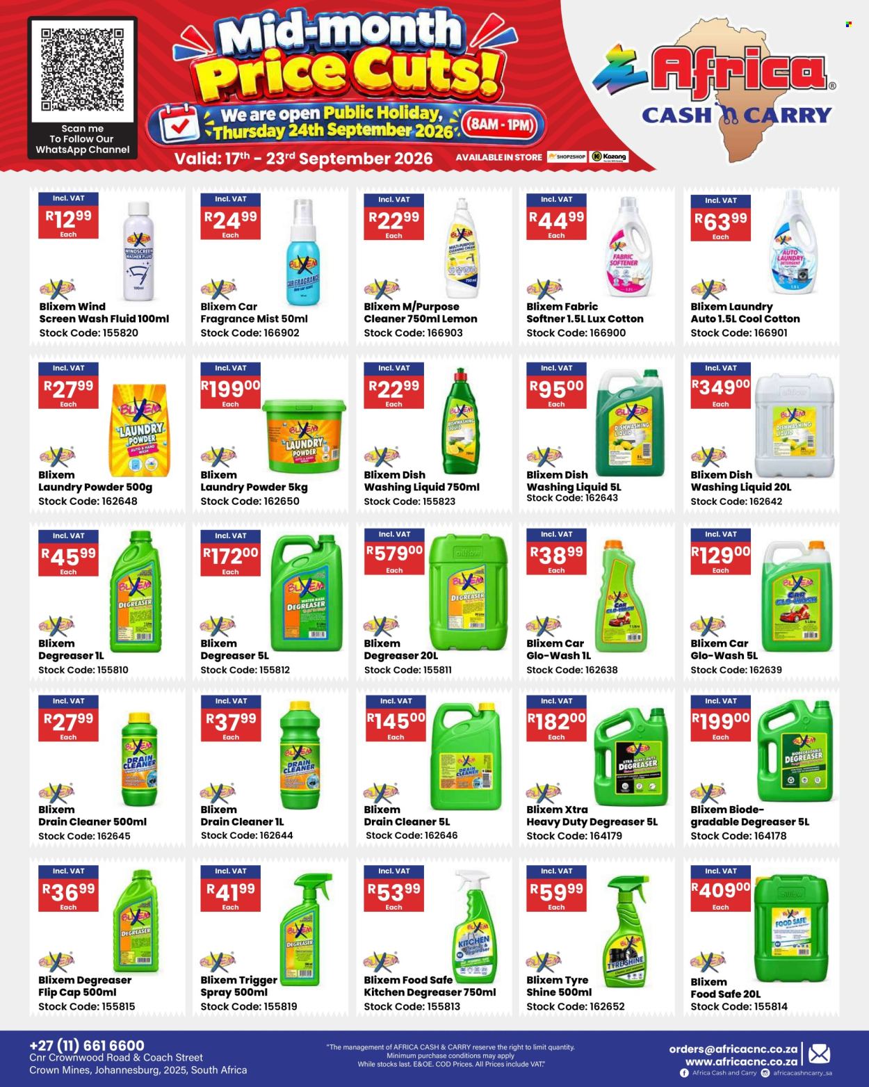 Africa Cash & Carry specials - 17/09/2026 - 23/09/2026. Page 56