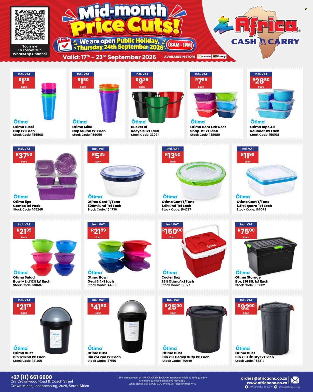 Africa Cash & Carry specials - 17/09/2026 - 23/09/2026. Page 57
