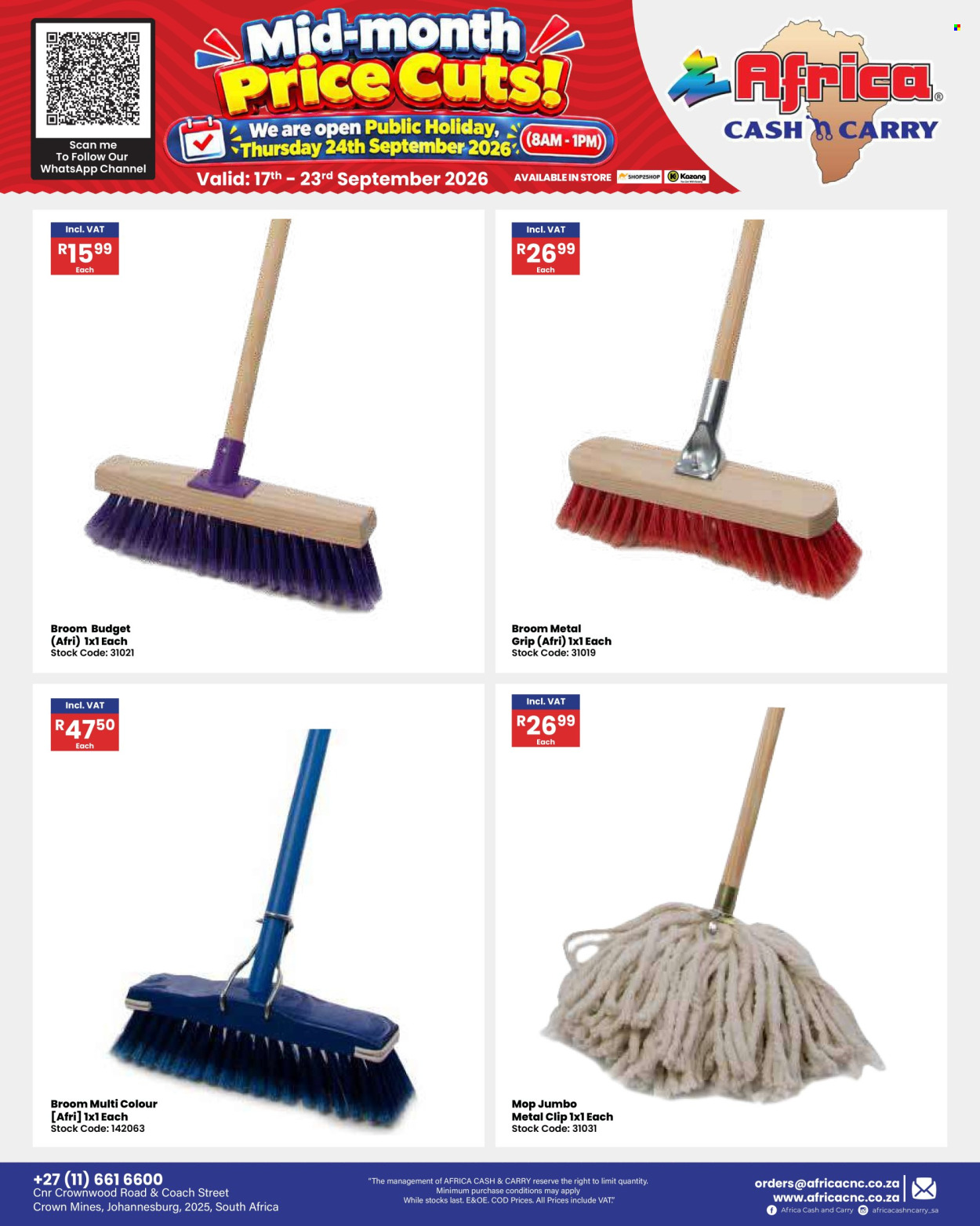 Africa Cash & Carry specials - 17/09/2026 - 23/09/2026. Page 61