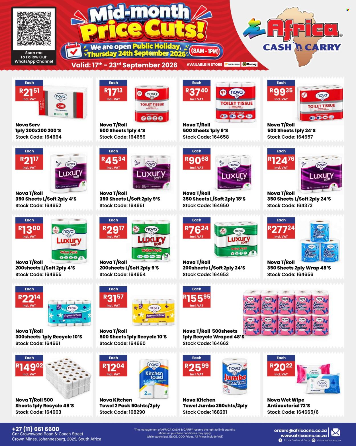 Africa Cash & Carry specials - 17/09/2026 - 23/09/2026. Page 63