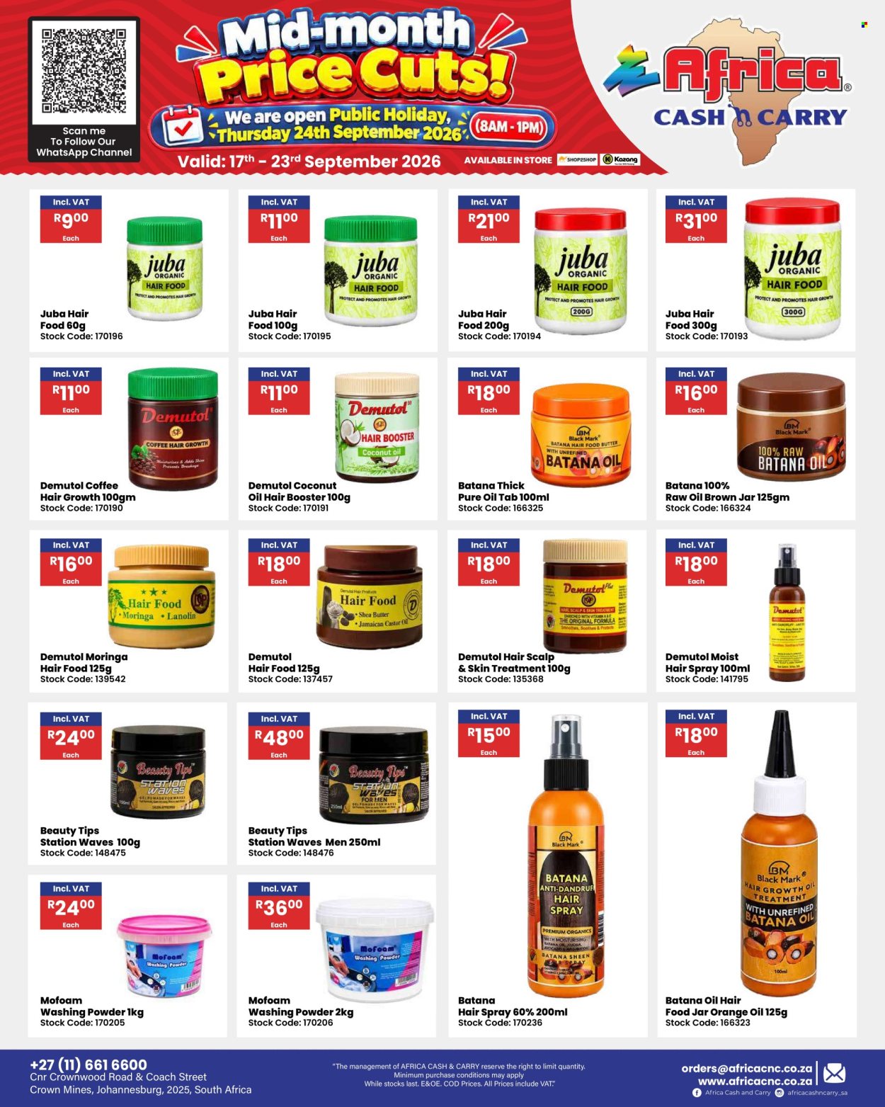 Africa Cash & Carry specials - 17/09/2026 - 23/09/2026. Page 66