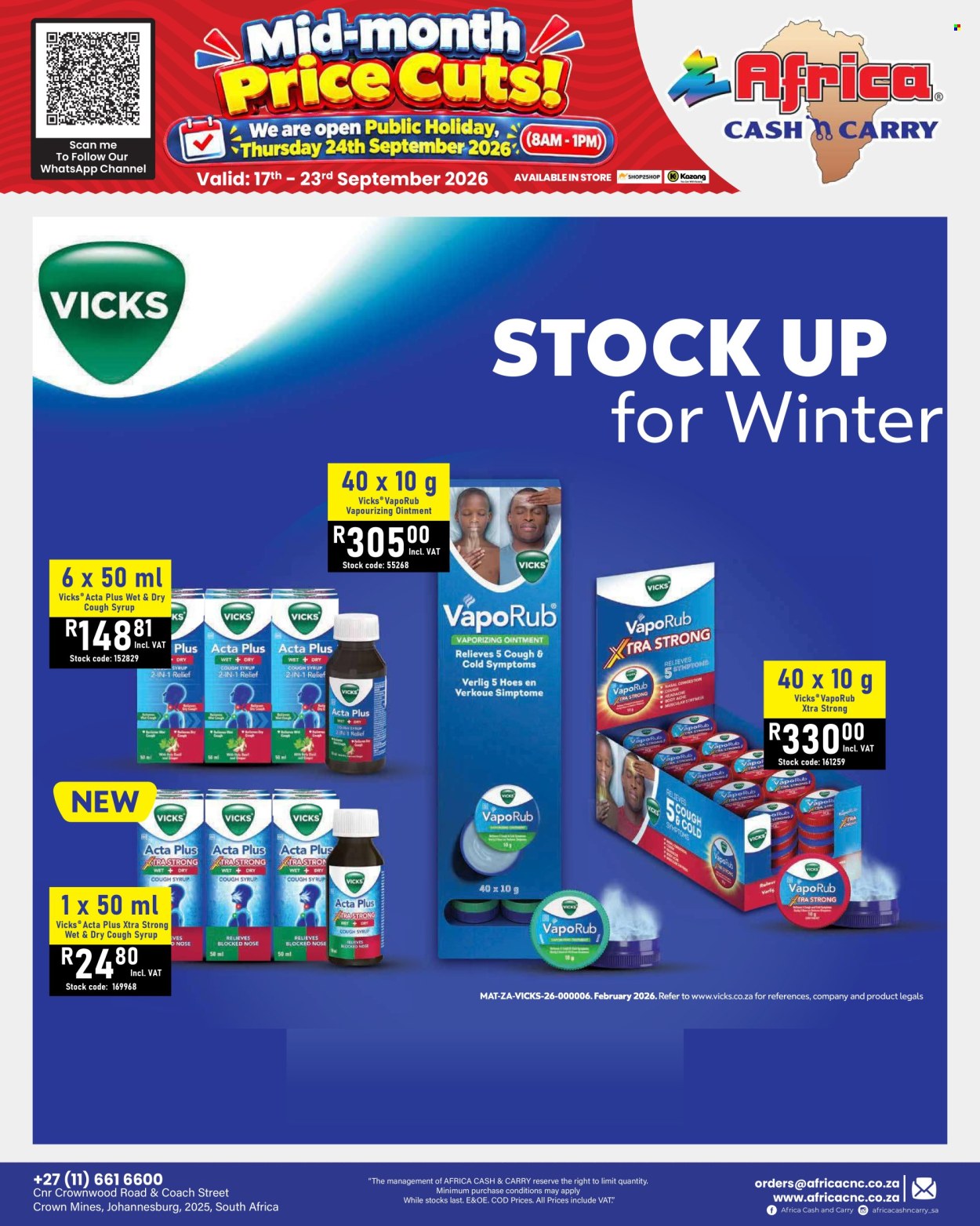 Africa Cash & Carry specials - 17/09/2026 - 23/09/2026. Page 72