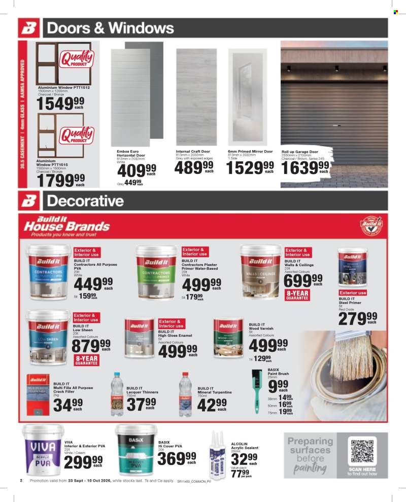Build It catalogue  - 23/09/2026 - 10/10/2026.