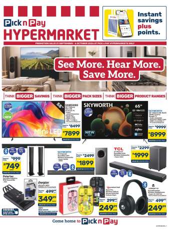 Pick n Pay Hypermarket catalogue  - 21/09/2026 - 06/10/2026.