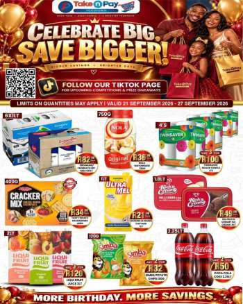 Take n Pay catalogue  - 21/09/2026 - 27/09/2026.