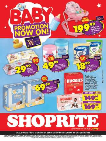 Shoprite catalogue  - 21/09/2026 - 11/10/2026.