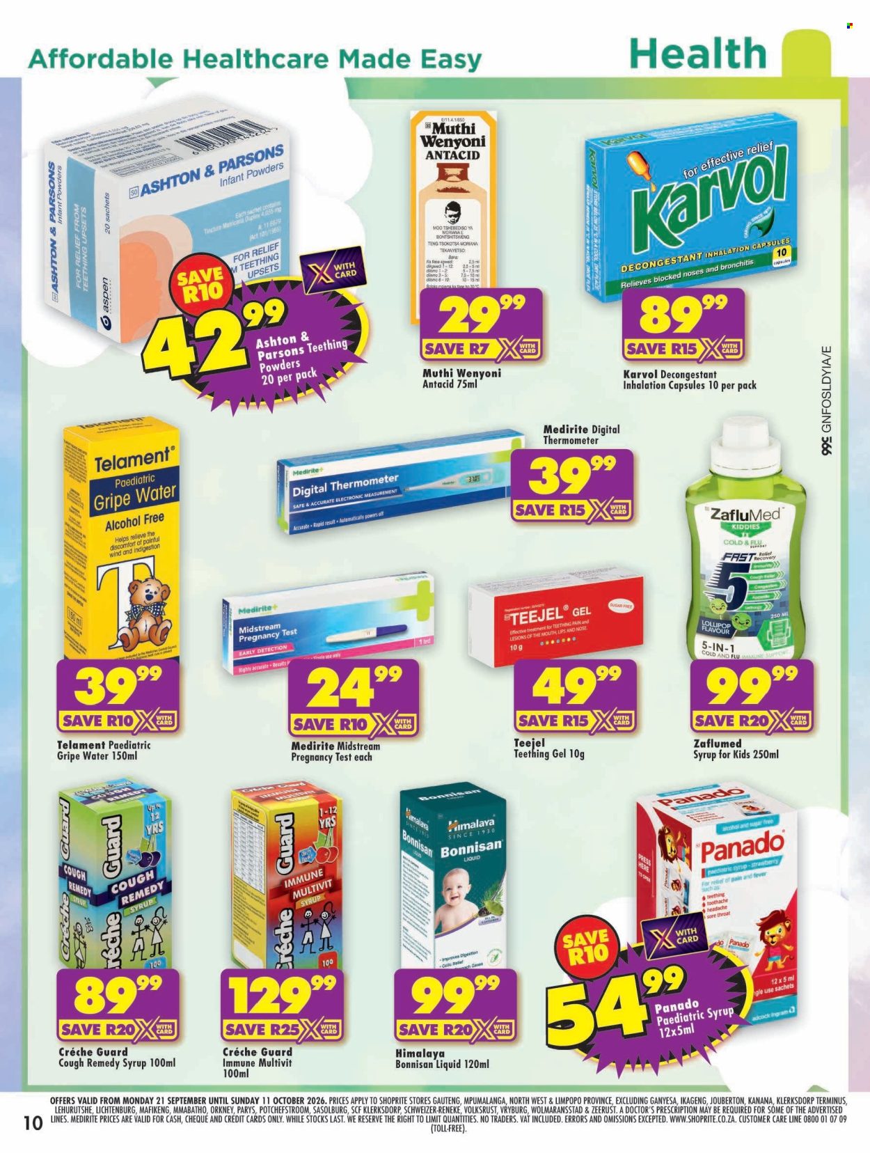 Shoprite specials - 21/09/2026 - 11/10/2026. Page 10