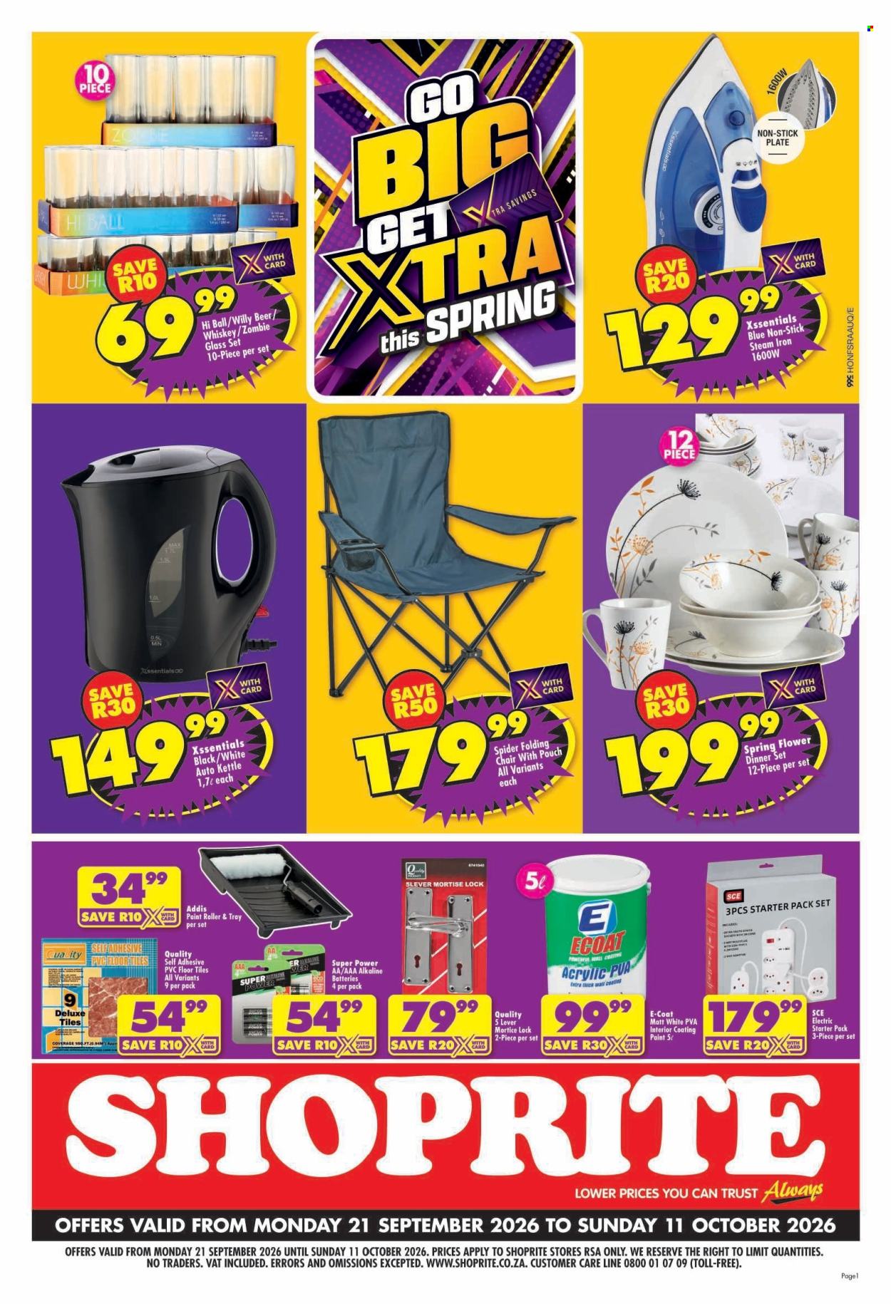 Shoprite specials - 21/09/2026 - 11/10/2026. Page 1