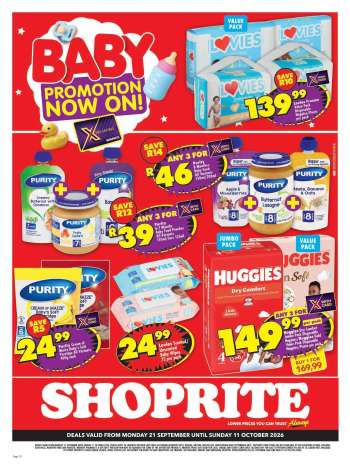 Shoprite catalogue  - 21/09/2026 - 11/10/2026.