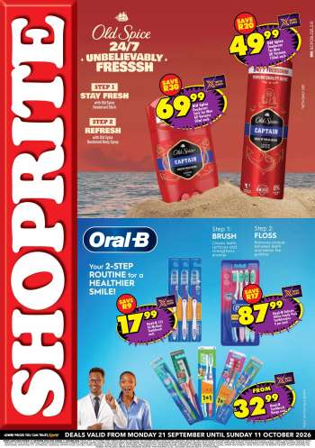Shoprite catalogue  - 21/09/2026 - 11/10/2026.