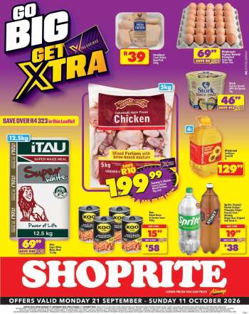 Shoprite catalogue  - 21/09/2026 - 11/10/2026.