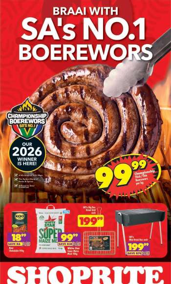 Shoprite catalogue  - 21/09/2026 - 11/10/2026.