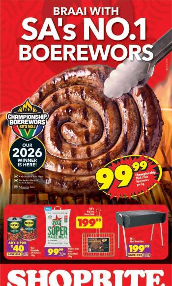Shoprite catalogue  - 21/09/2026 - 11/10/2026.