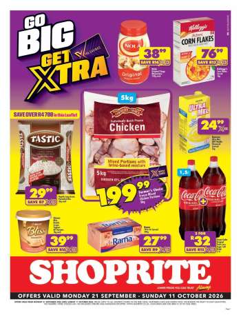 Shoprite catalogue  - 21/09/2026 - 11/10/2026.
