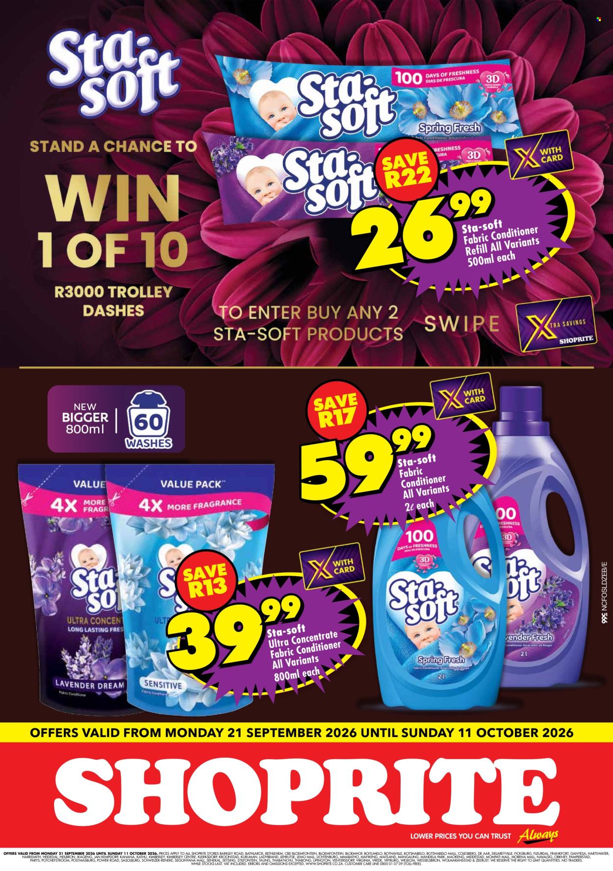 Shoprite specials - 21/09/2026 - 11/10/2026. Page 1