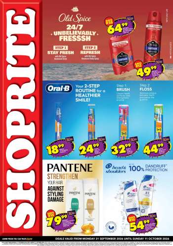 Shoprite catalogue  - 21/09/2026 - 11/10/2026.