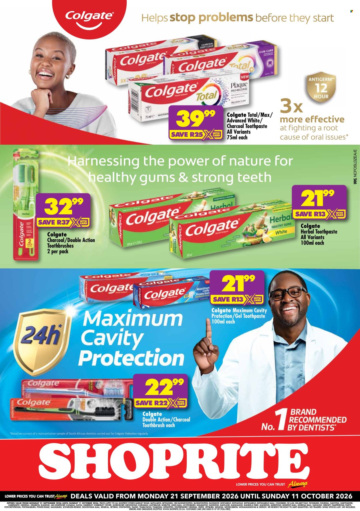 Shoprite specials - 21/09/2026 - 11/10/2026. Page 1