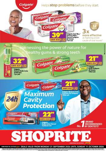 Shoprite catalogue  - 21/09/2026 - 11/10/2026.