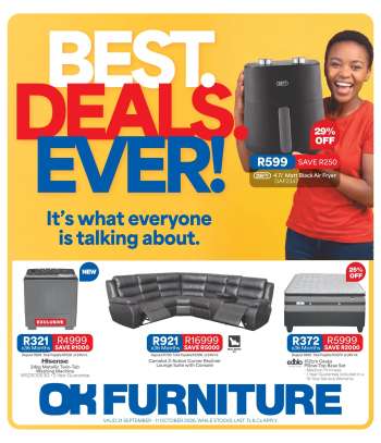 OK Furniture catalogue  - 21/09/2026 - 11/10/2026.