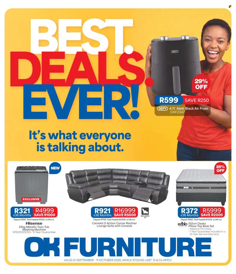 OK Furniture catalogue  - 21/09/2026 - 11/10/2026.