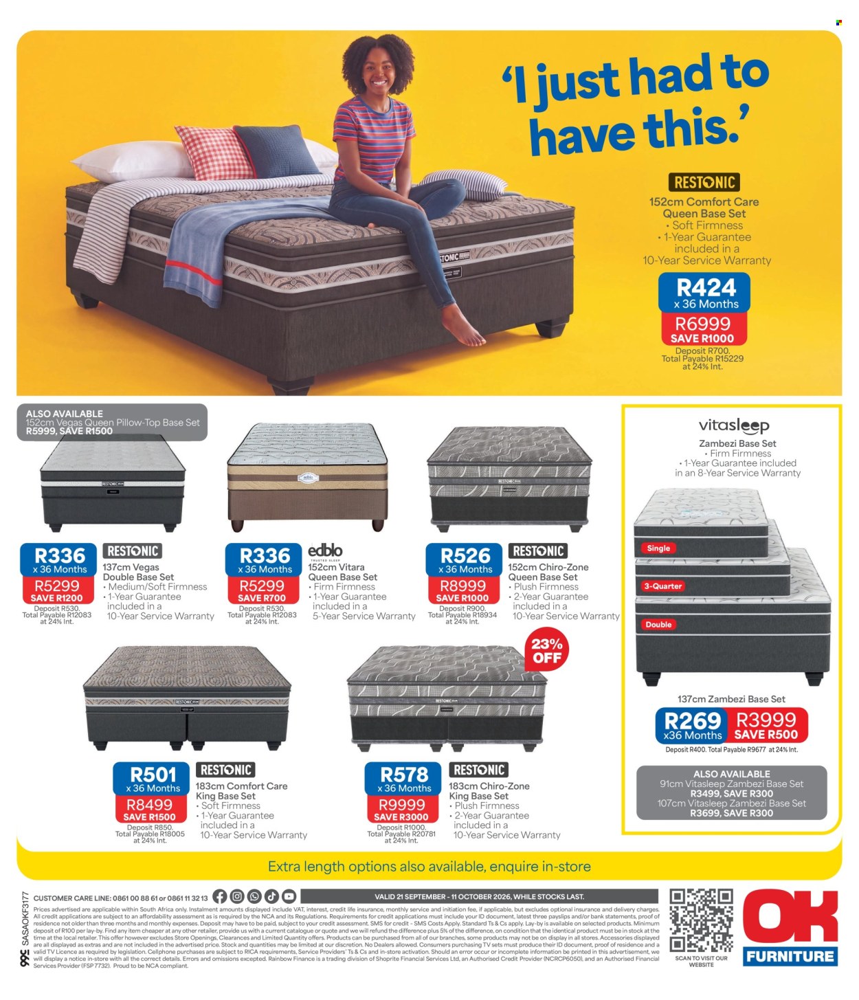 OK Furniture specials - 21/09/2026 - 11/10/2026. Page 12