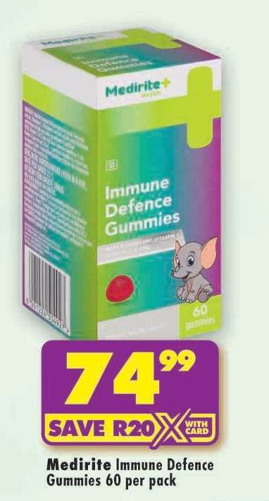 Medirite Immune Defence Gummies 60 per pack