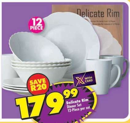 DELICATE RIM DINNER SET